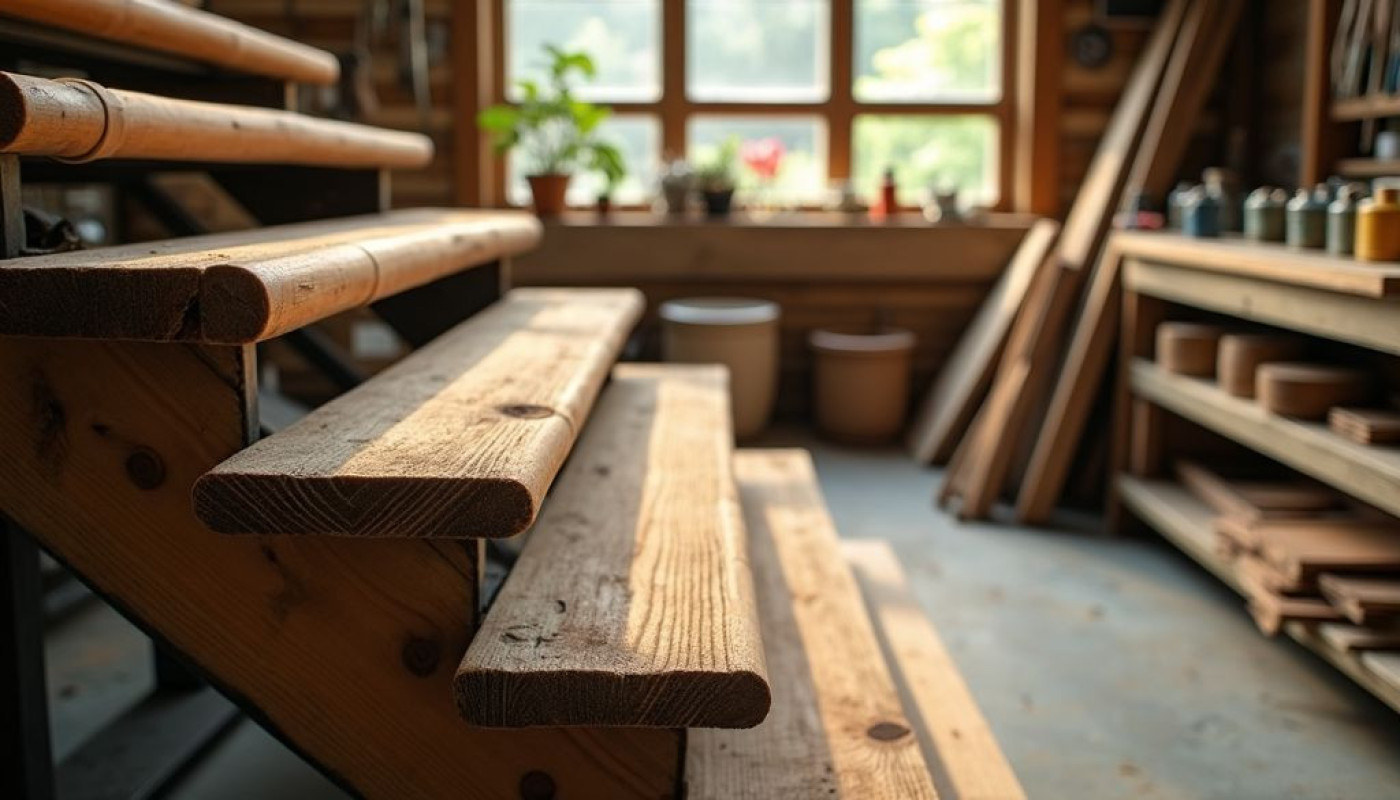 Guide pratique pour le choix de matériaux durables dans la fabrication d'escaliers